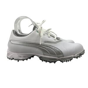 Puma Golf Shoes Womens 9 BioPro Soft-Spike Faux Leather Waterproof Lace Up